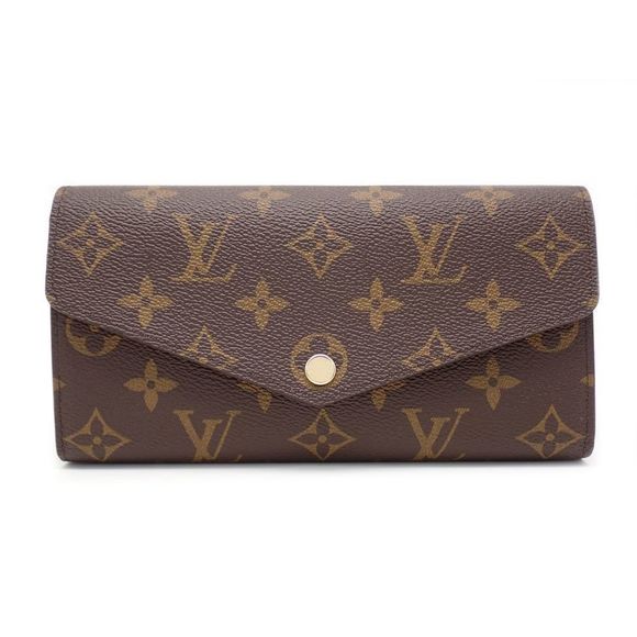 Louis Vuitton Portefeuille Monogram Wallet Long Fuchsia Sarah - Picture 2 of 9